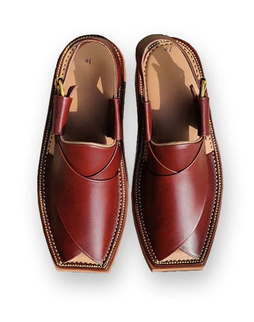CUSHION CHAPPAL MAROON