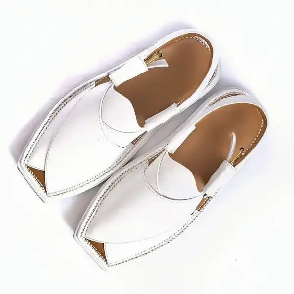 White Khan Chappal