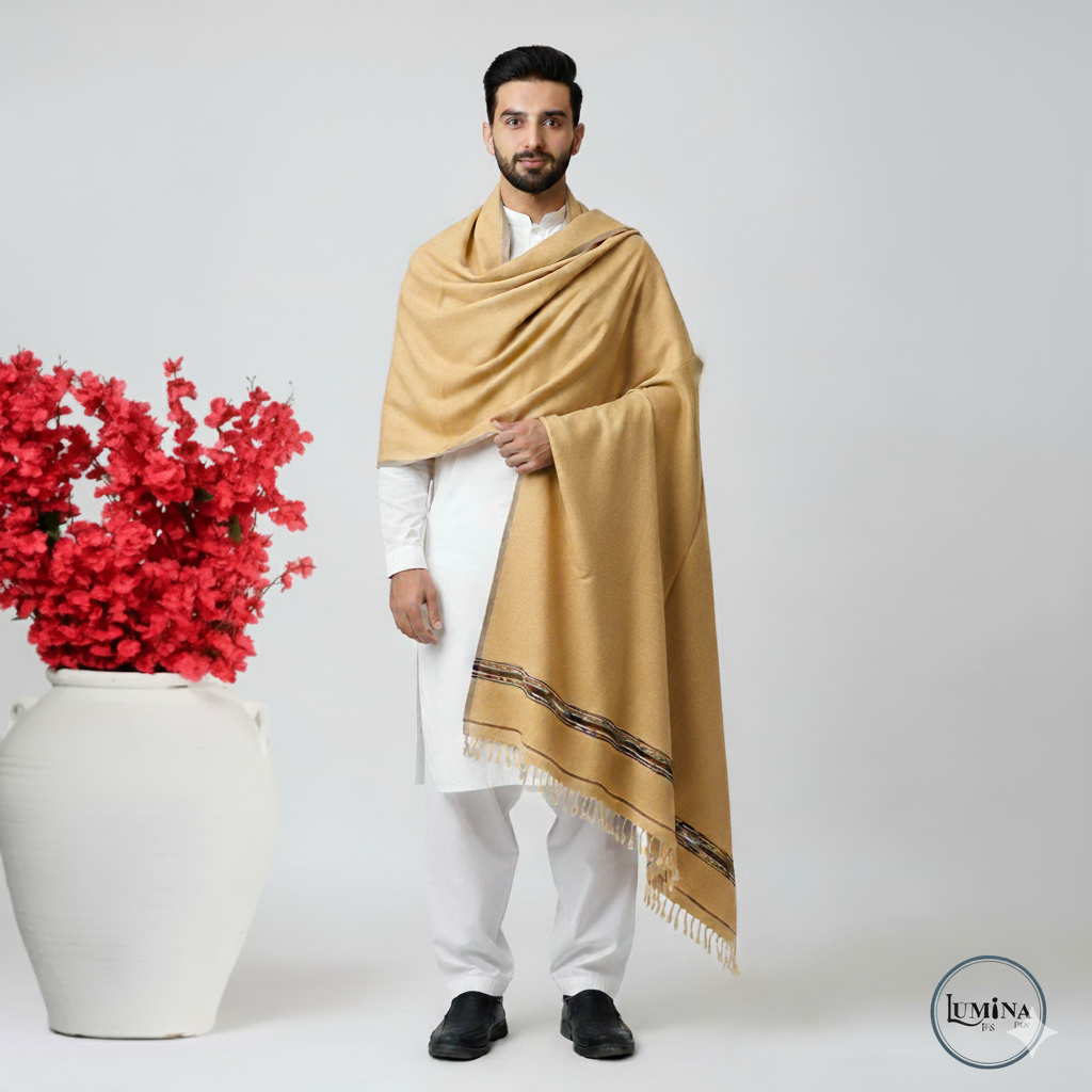 Lumina Premium Touch Shawl (Brown)