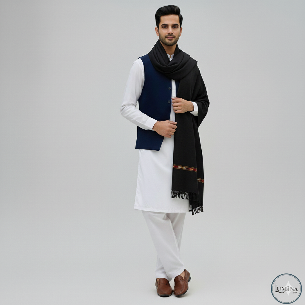 Black Premium Shawl