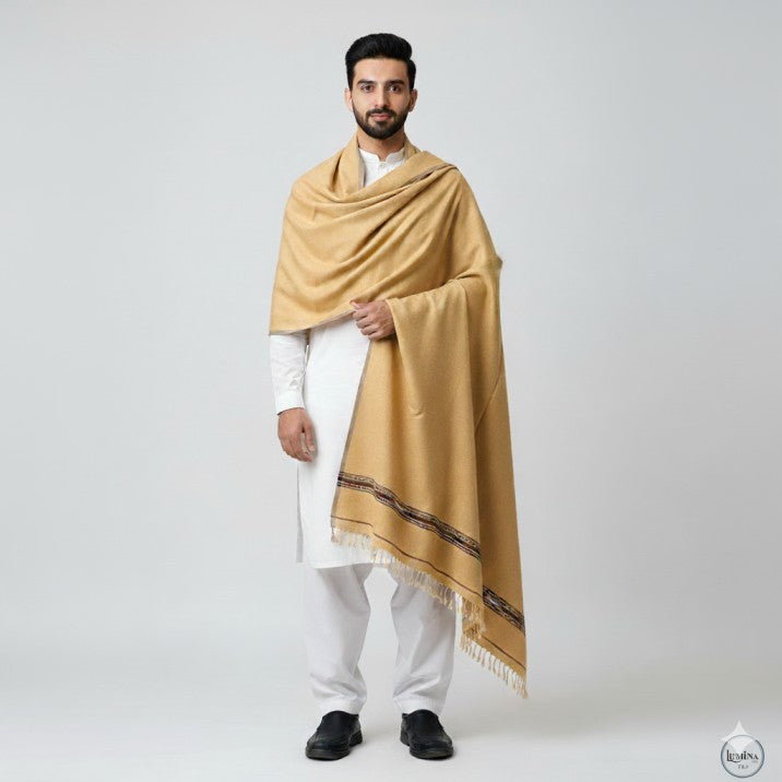 Lumina Premium Touch Shawl (Brown)