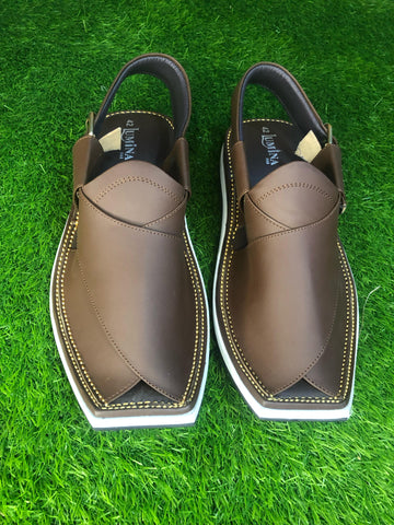 Dark Brown Smart Chappal