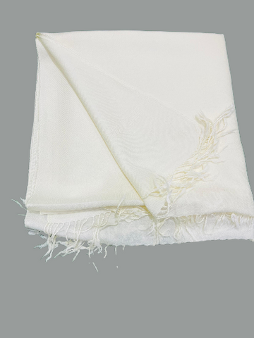Lumina Premium Classic White  Shawl 72